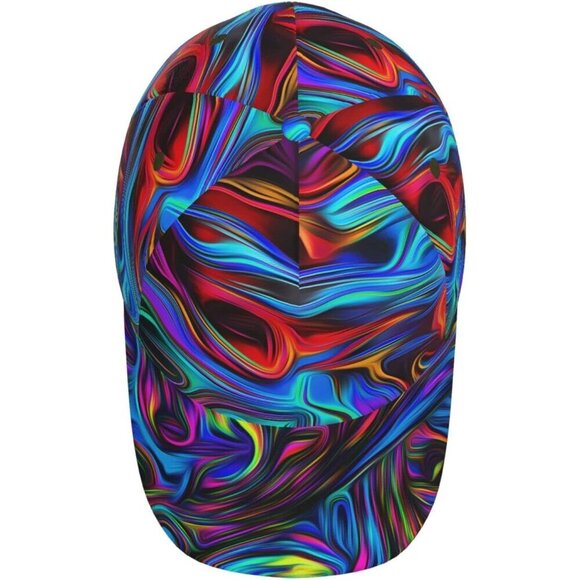 Adjustable Snapback Baseball Cap Men Women Casual Sun Hat Polyester main image 4